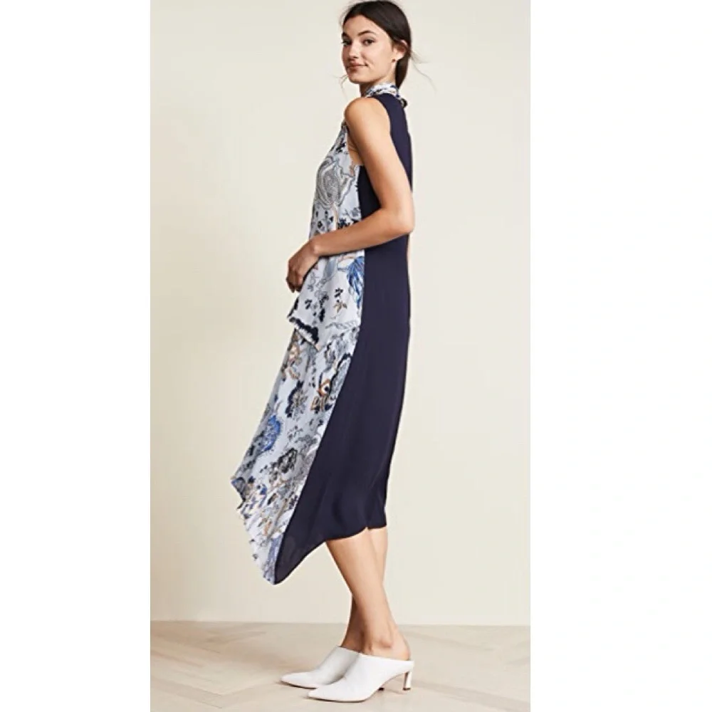 $798 Tory Burch Margaret silk floral dress